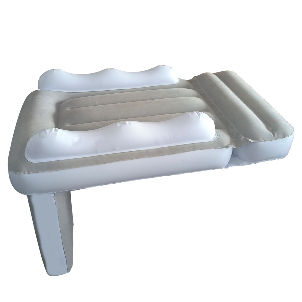 Picture of Amazon Baby Inflatable Mattress Children's Car Rear Folding Car Mat Outdoor Travel Thickened Flocking Air Cushion