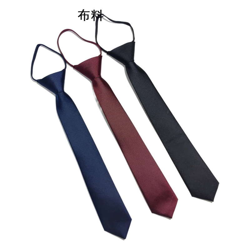 Factory wholesale solid color college style Japanese JK bow tie rope belt convenient lazy people do not wear tie for men and women general business
