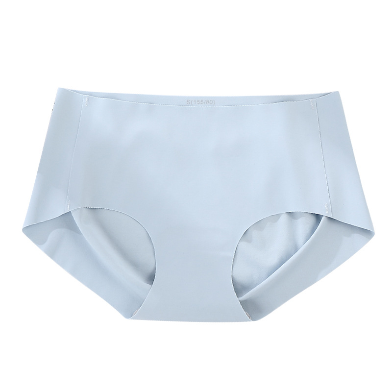 Picture of One-piece Seamless Underwear Women's Ice Silk Low-waist Briefs New Mulberry Silk Yoga Sports Underpants