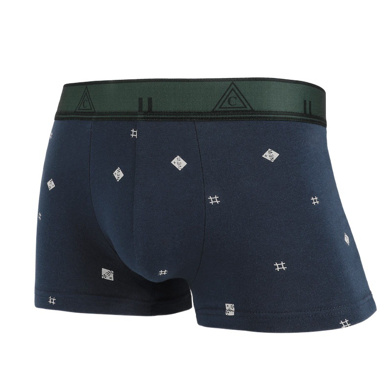 Men's underwear men's 4 gift box men's wholesale boxers personalized comfortable breathable trend four-corner short pants head