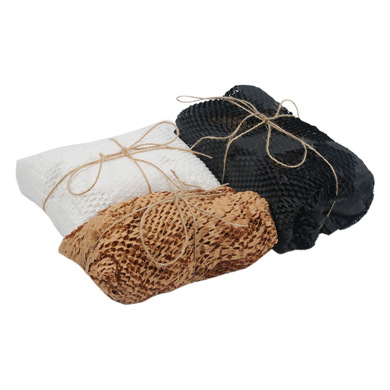 Picture of Kraft Paper Honeycomb Express Packaging Recycled Paper Shockproof Filling Paper Degradable Environmental Cushioning Paper Honeycomb Paper