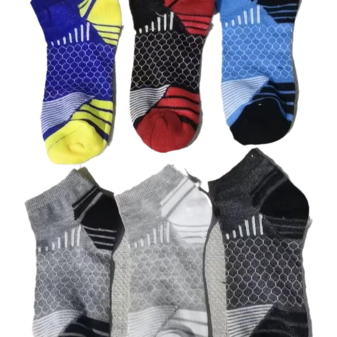 Picture of Cross-border socks men's spring and summer sports boat socks men's low-side short tube thin short socks casual boat socks ins tide wholesale