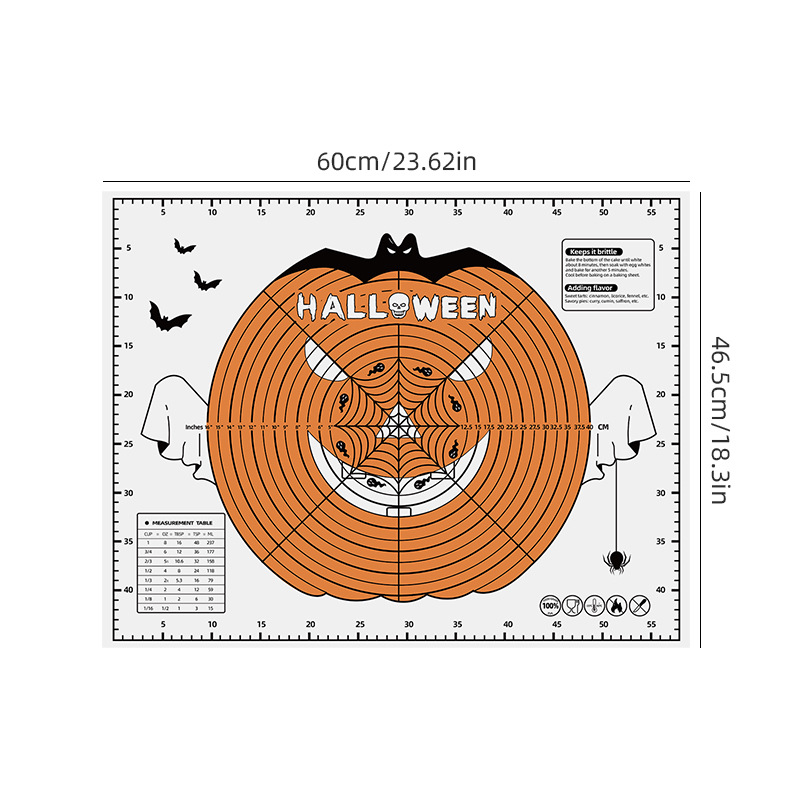 Picture of Cross-border hot sale thickened baking mat special silicone pad kneading mat extra large size 45*60 kneading mat with scale