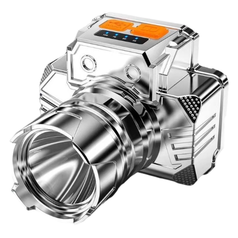 Strong Headlight Led Lighting Long Beam Head-Mounted Flashlight Outdoor Headlight Fishing Light Rechargeable Headlight Wholesale
