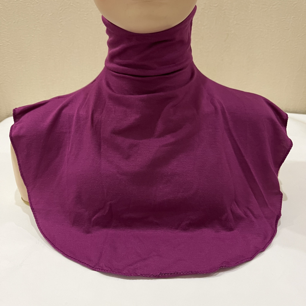 Picture of mercerized cotton collar set arabian ladies collar high collar set neck in stock wholesale H010