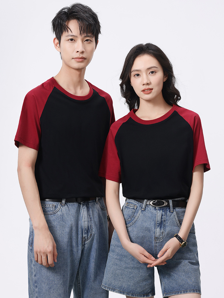Picture of Cotton Catering Waiter Work Clothes Short-sleeved Women's Summer Restaurant Hot Pot Shop Milk Tea Barbecue Work Clothes T-shirt