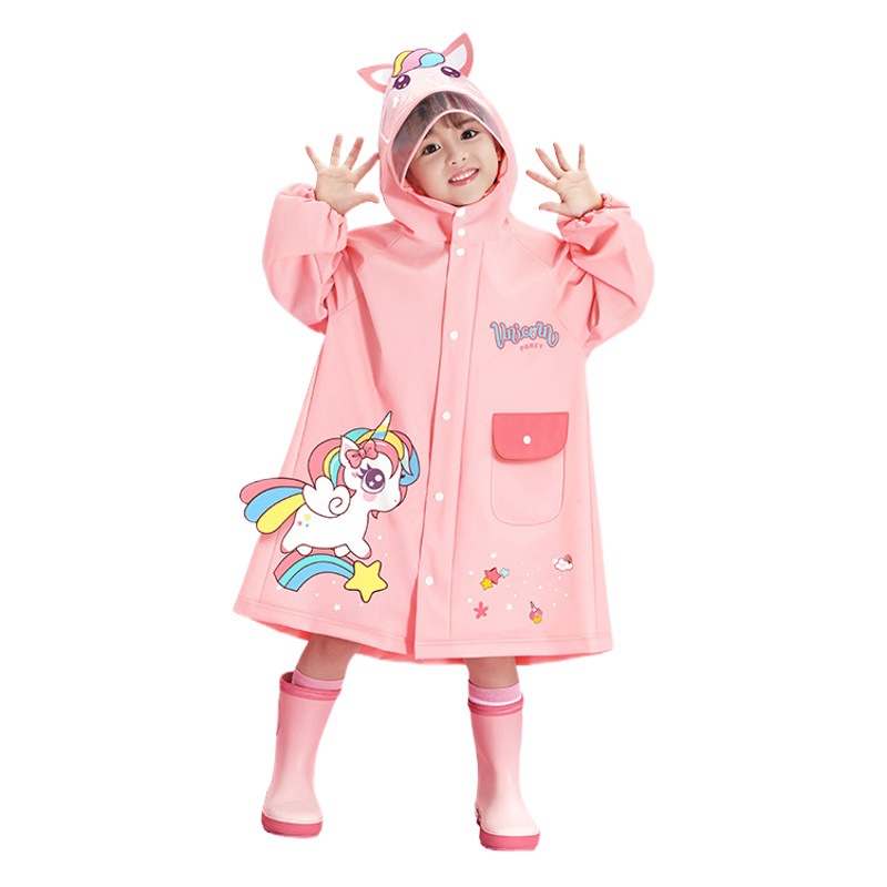 Children's raincoat wholesale girls Boys Girls kindergarten children primary school children baby schoolbag position poncho