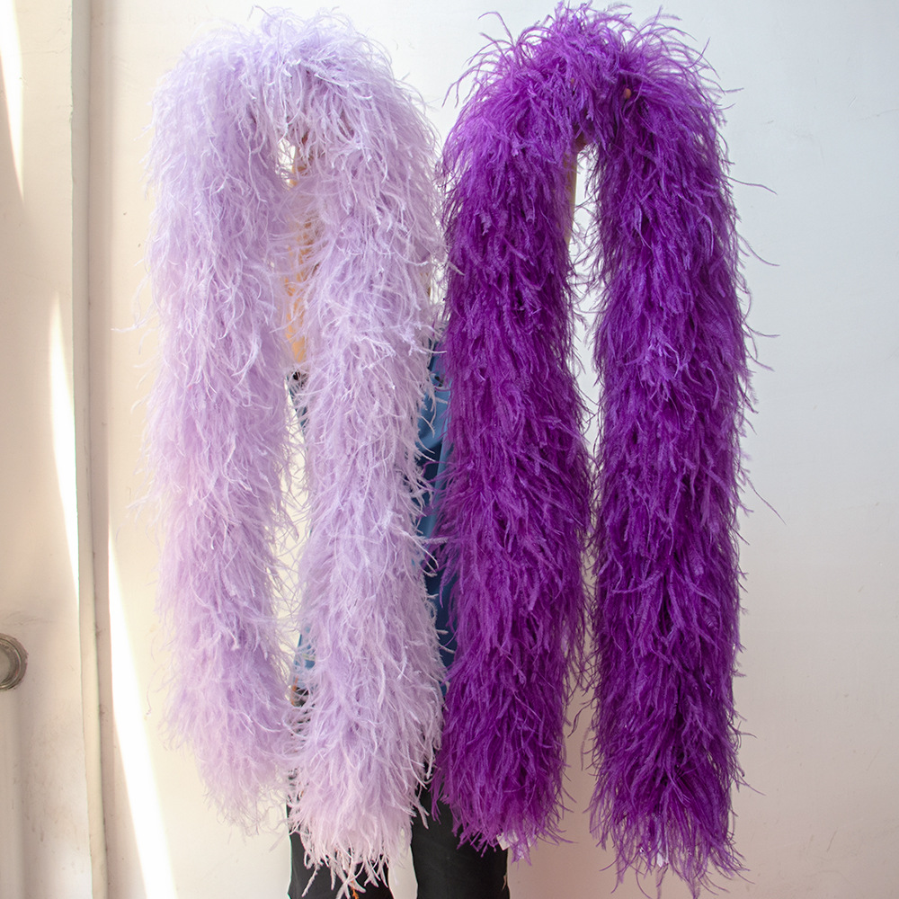 Picture of Multi-layer ostrich fizzle strips to make clothing skirt accessories feathers with ostrich feather strips manufacturers wholesale