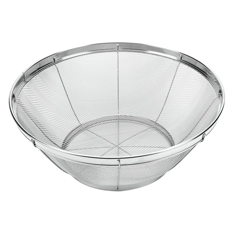 Kitchen Stainless Steel Vegetable Washing Basket Drain Basket Rice Washing Sieve Rice Washing Basin Sesame Artifact Fruit Basket Household Drain Basin
