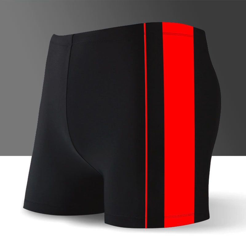 Picture of Amazon Mid-Length Swimming Trunks 2022 Fashionable Racing Five-Point Swimming Trunks Professional Sports Style Polyester Swimming Trunks Manufacturer