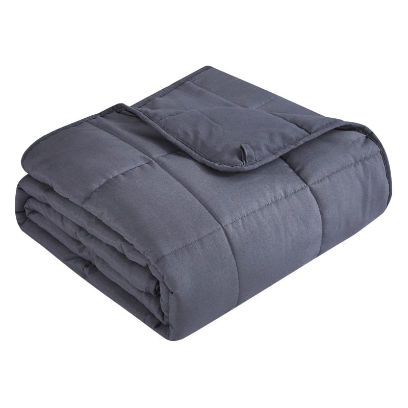 Foreign trade gravity blanket polyester fabric gravity blanket superfine fiber gravity blanket peach skin velvet quilt core decompression quilt core quilt