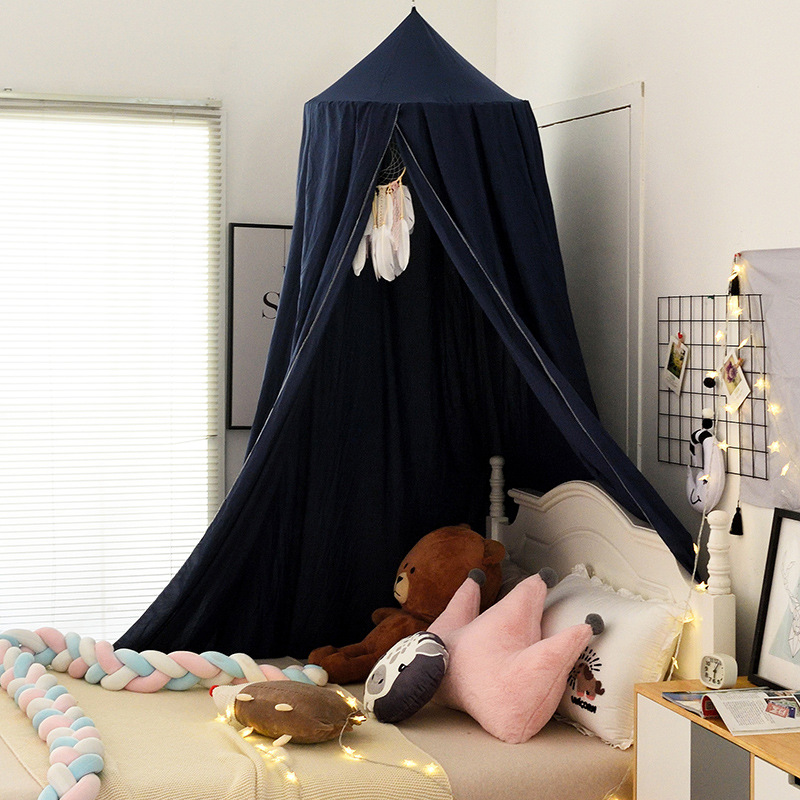 Picture of Cross-border Exclusive for Amazon Dome Bed Curtain Nordic ins Style Children's Suspended Mosquito Net Bed Tent Blackout Bed Curtain