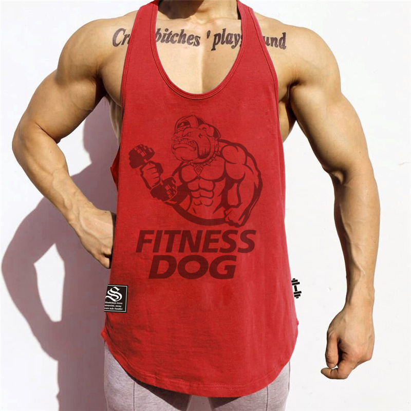 Summer Fitness Clothes Men's Quick-drying Loose Sports Vest Men's Sling Thin Shoulder I-shaped Base Fitness Sleeveless T-shirt