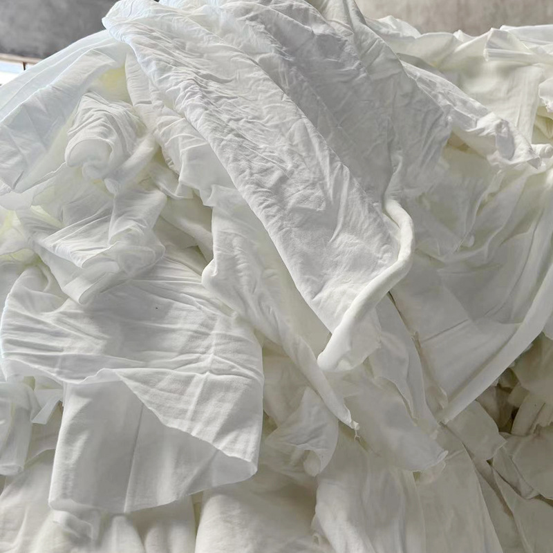 Picture of Lint-Free White Machine Wiping Cloth, Large Cotton Industrial Rags Sold by the Pound, Furniture Wiping Cotton Cloth