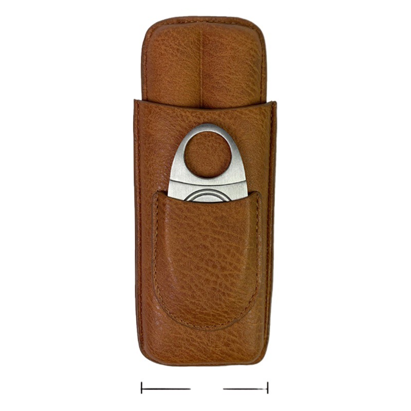 in stock Cigar Set Portable Cigar Scissors Portable Cigar Box Cuban Cigar suit Cigar Bag