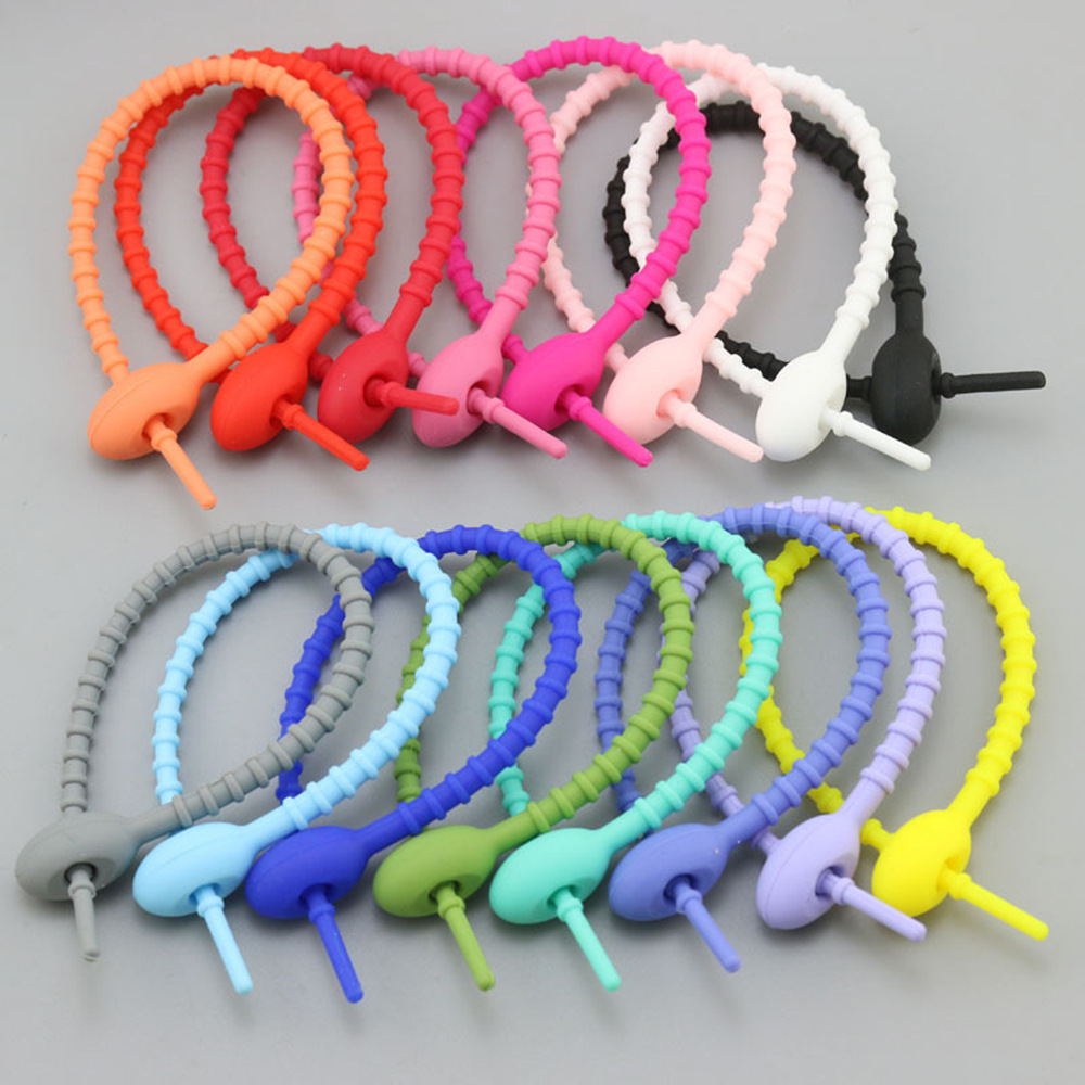 Picture of Cross-border Silicone Cable Tie Storage Belt Various Sizes Suitable for Most Supplies Storage Recyclable Winch