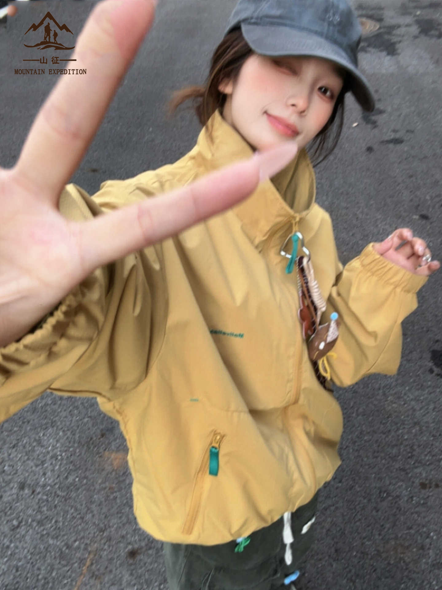 Big Jacket Women's Spring and Autumn 2025 New Outdoor Trend American Wear Baseball Uniform Sports Jacket Jacket