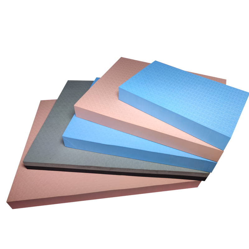 Picture of Tpe Yoga Balance Mat Thickened 6cm Kneeling Mat Flat Support Abdominal Wheel Special Mat Sports Fitness Mat Soft and Collapsible