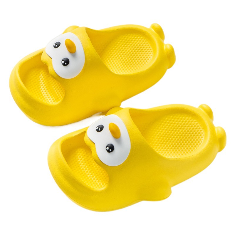 Summer Penguin Boys and Girls Indoor Home Kidsren's Slippers Non-Slip Soft Bottom Cartoon Baby Kidsren's Casual Slippers
