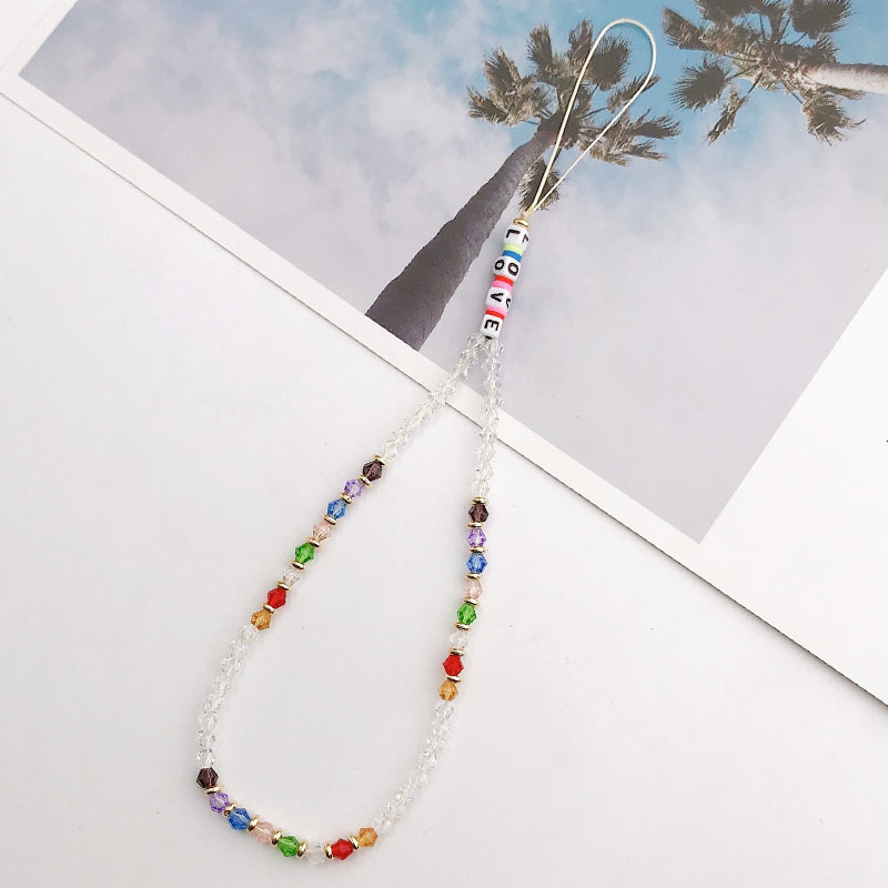 Picture of New soft pottery fruit series mobile phone chain diy mobile phone case acrylic five-pointed star mobile phone chain collection trend