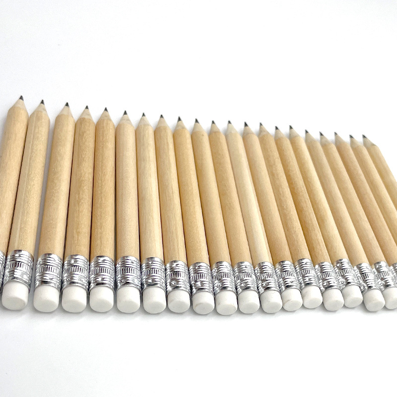 Picture of Log Short Pencil 10mm Golf Short Pencil Student Hb Short Pencil Lottery Amazon