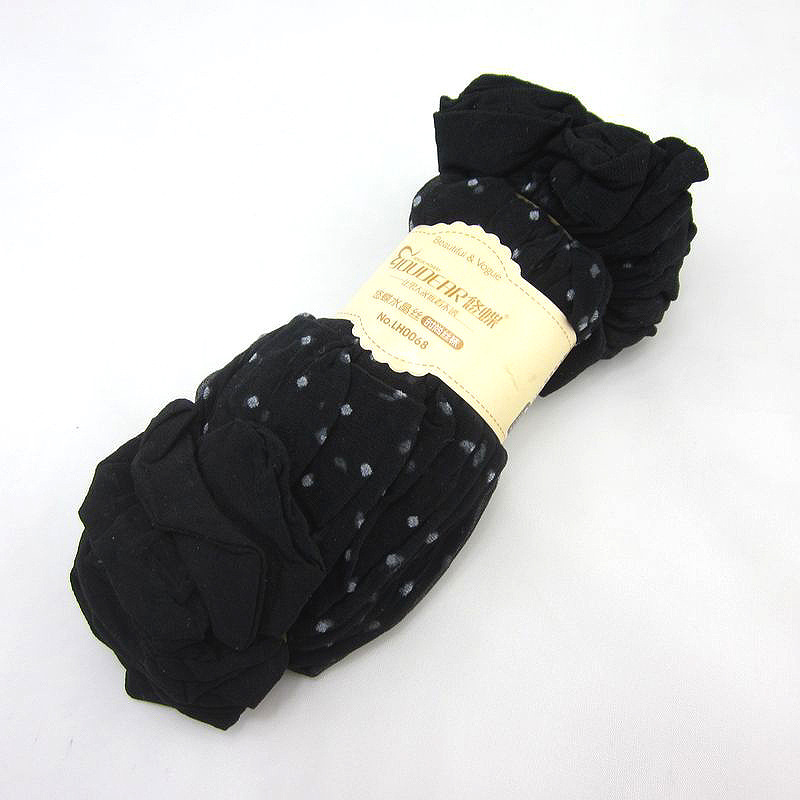 Picture of Zhuji factory wholesale stockings summer ultra-thin breathable crystal round short stockings stall market exchange socks