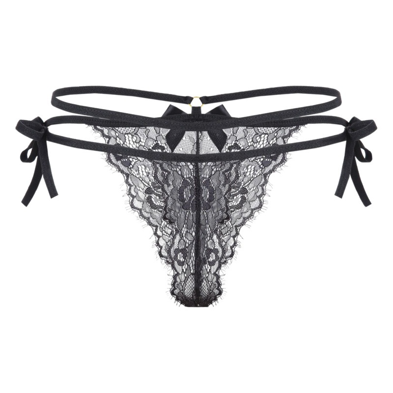 Yi Jin sexy underwear sexy open lace tether underwear T pants thong European wind foreign trade wholesale 7124