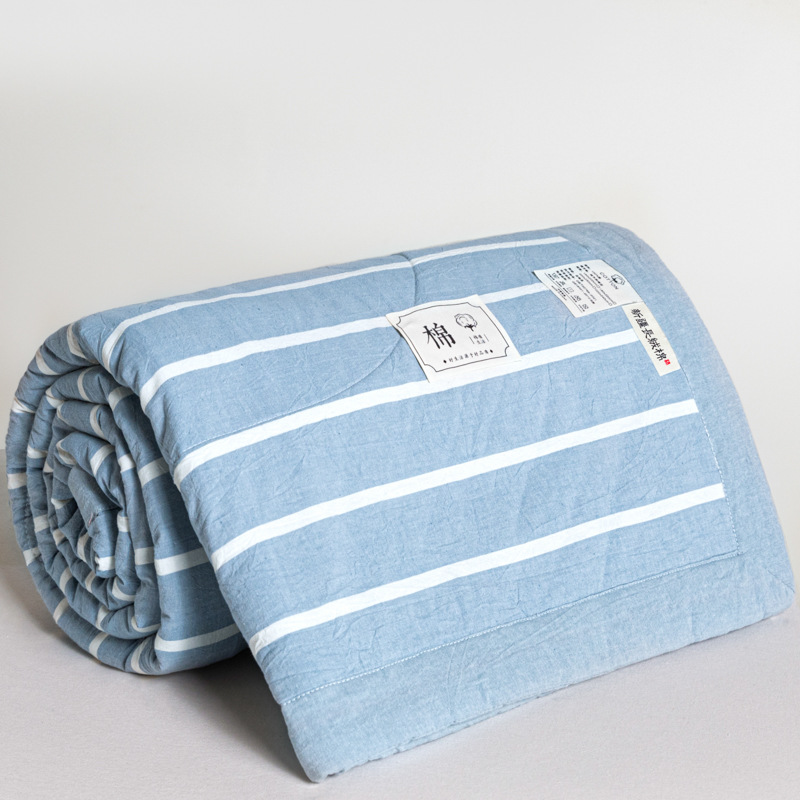 Picture of Class A Maternal and Infant Grade Non-printed Summer Quilt Xinjiang Cotton Air-conditioning Quilt Core Machine Washable Summer Cool Quilt Summer Thin Quilt