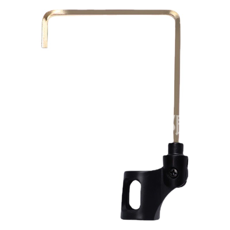 Genuine saxophone microphone bracket midrange and midrange microphone clip wireless microphone holder Gold improved