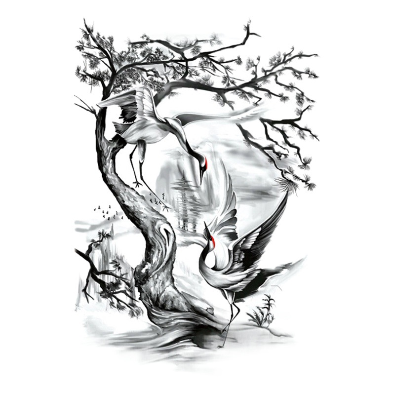 Cross-Border Waterproof Tattoo Stickers Totem Character Tattoo Stickers Manufacturer Spot Wholesale Tattoo