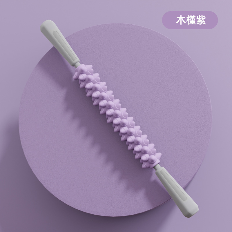 Picture of Yoga Massage Stick Mace Massage Roller Non-thin Calf Muscle Relaxation Artifact Roller Rolling Thigh Langya Stick