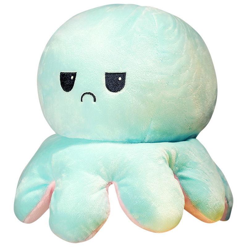Picture of Double-sided flip Octopus Creative doll flip octopus cute expression cross-border plush toys wholesale manufacturers