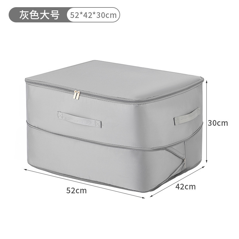Picture of Satin Down Duvet Clothes Storage Bag Compression Bag Bedding Fit Bag Dormitory Large Capacity Cotton Quilt Clothes Storage Bag