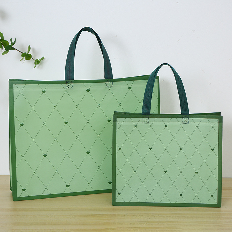 Customized Non-Woven Satchel Clothing Store Shoulder Shopping Bag Gift Bag Women's Clothing Packaging Bag Wholesale Customization