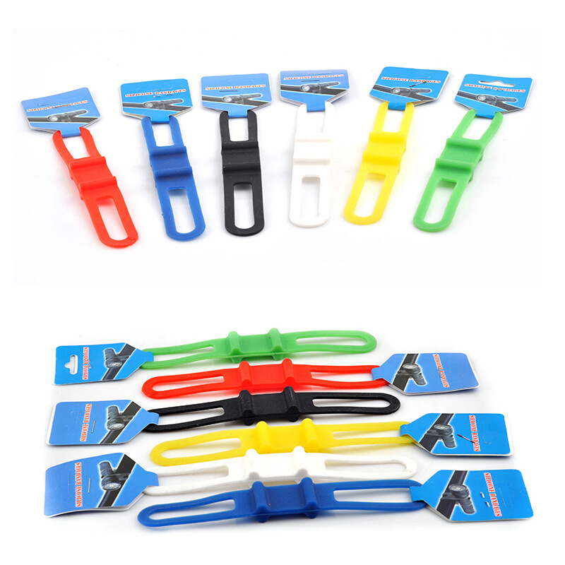 Large Quantity, Preferential Bicycle Straps, Bicycle and Mountain Bike Multifunctional Straps, Highly Elastic Silicone Strips Wholesale