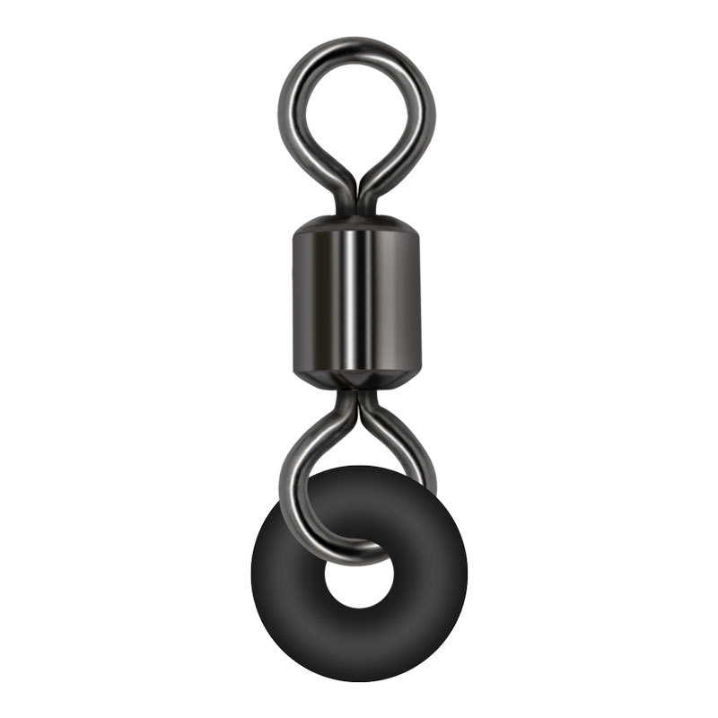 Picture of Fishing outdoor fishing supplies fishing gear gadgets wholesale eight-ring American swivel rubber ring connector