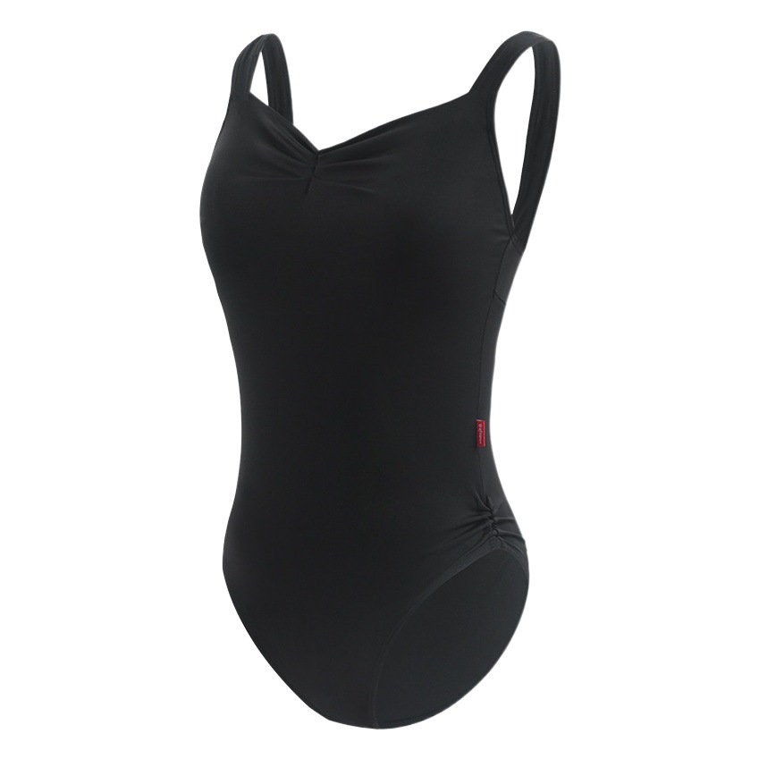 Dancing Practice Suit Women's Sling Jumpsuit Cross-section Drawstring Slimming Ballet Suit Air Yoga Basics Gymnastics Suit