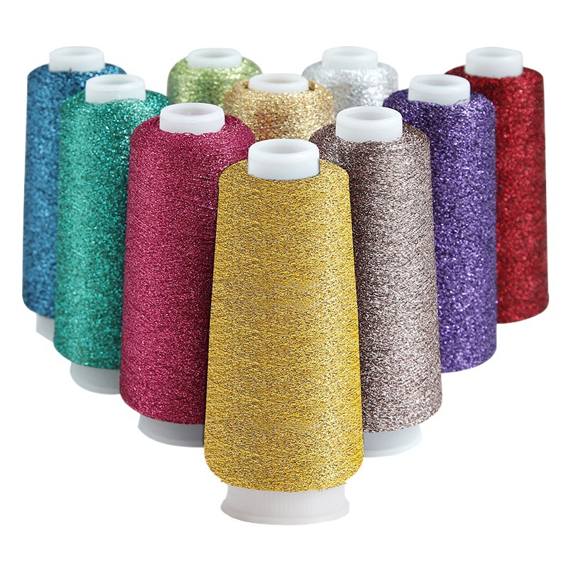 [Silk Yue] Cross-border Hot Selling Gold and Silver Wire Wiring Flash Silk Colorful Gold Wire Woven Companion Bright Silk Woven Flower