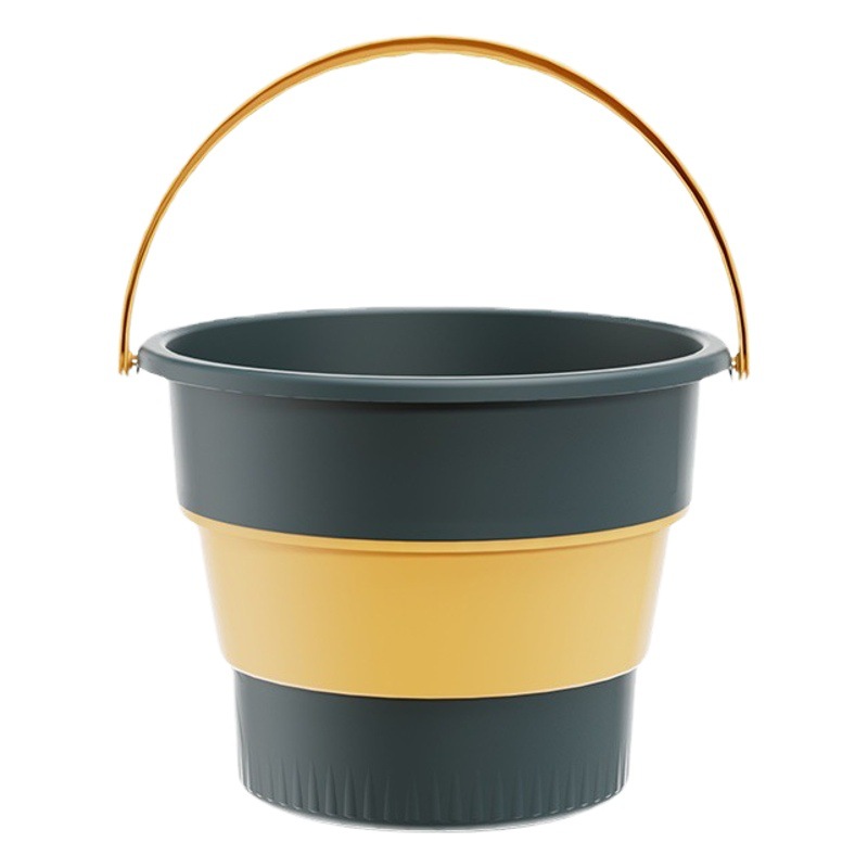 Folding Bucket Portable Household Large Washing Bucket Car Car Washing Bucket Plastic Outdoor Fishing Thickened Folding Bucket
