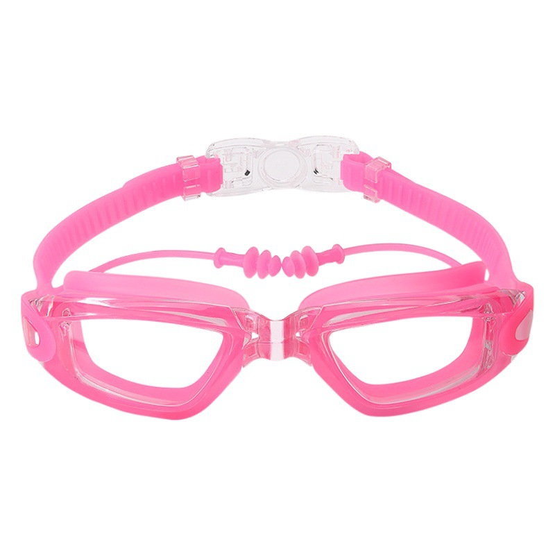 Yuke swimming goggles flat HD anti-fog large frame swimming glasses adult men and women waterproof swimming equipment wholesale