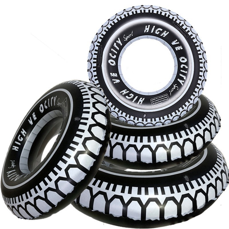 Picture of Factory hot-selling inflatable swimming ring swimming ring thickened adult floating ring letter Bai shell swimming ring