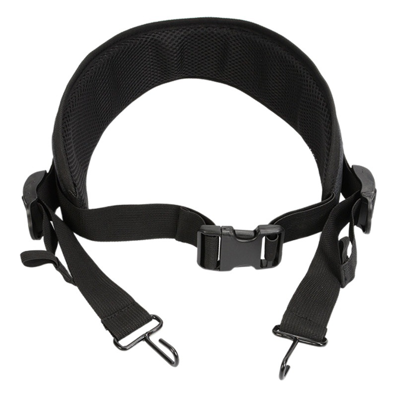 African drum belt thickened breathable tambourine strap snare drum strap musical instrument set/made metal hook camouflage multicolor