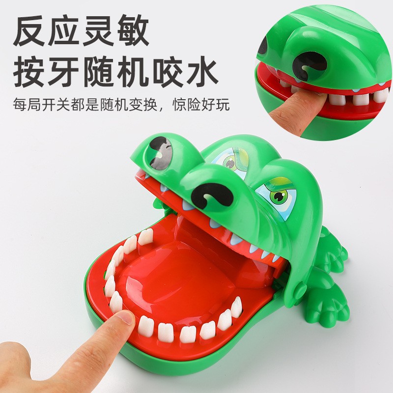 Picture of Douyin's Same Finger-Biting Crocodile Toy Family Tooth Extraction Game Whole Magic Props Kidsren's Toys Wholesale