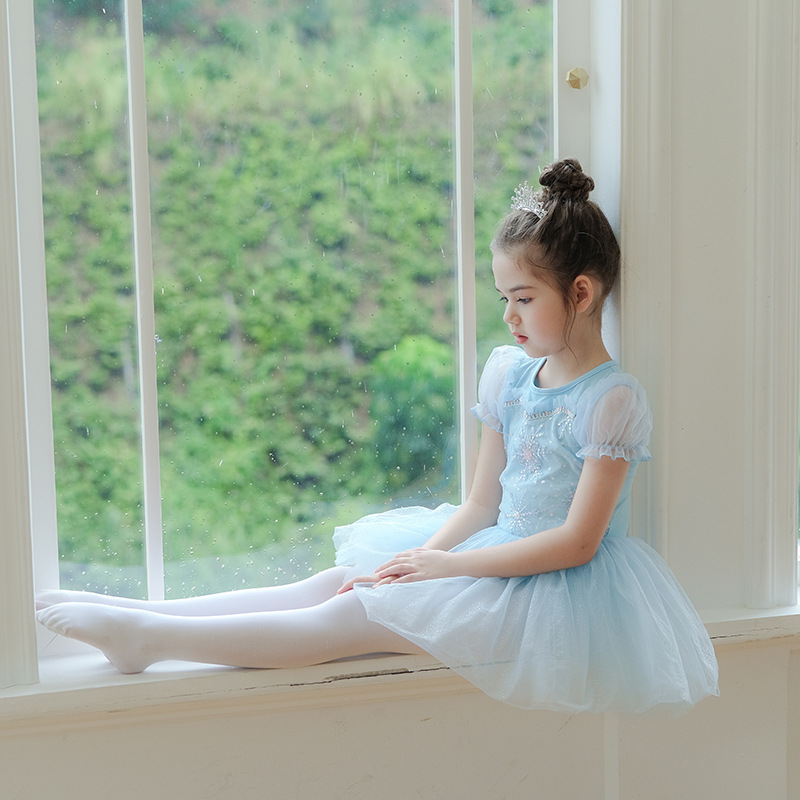 Foreign trade children's clothing New Princess ailuo dress frozen girl dress ballet dance dress Halloween costume