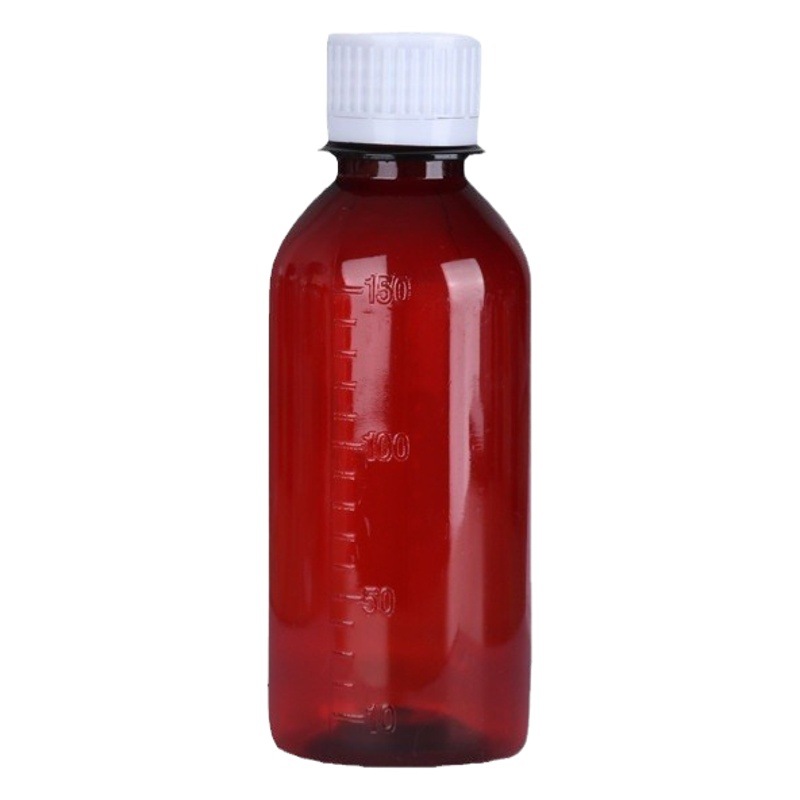 Scale bottle 50 100 500ml ml with scale transparent plastic bottle PET liquid sub-bottle sample bottle prevention