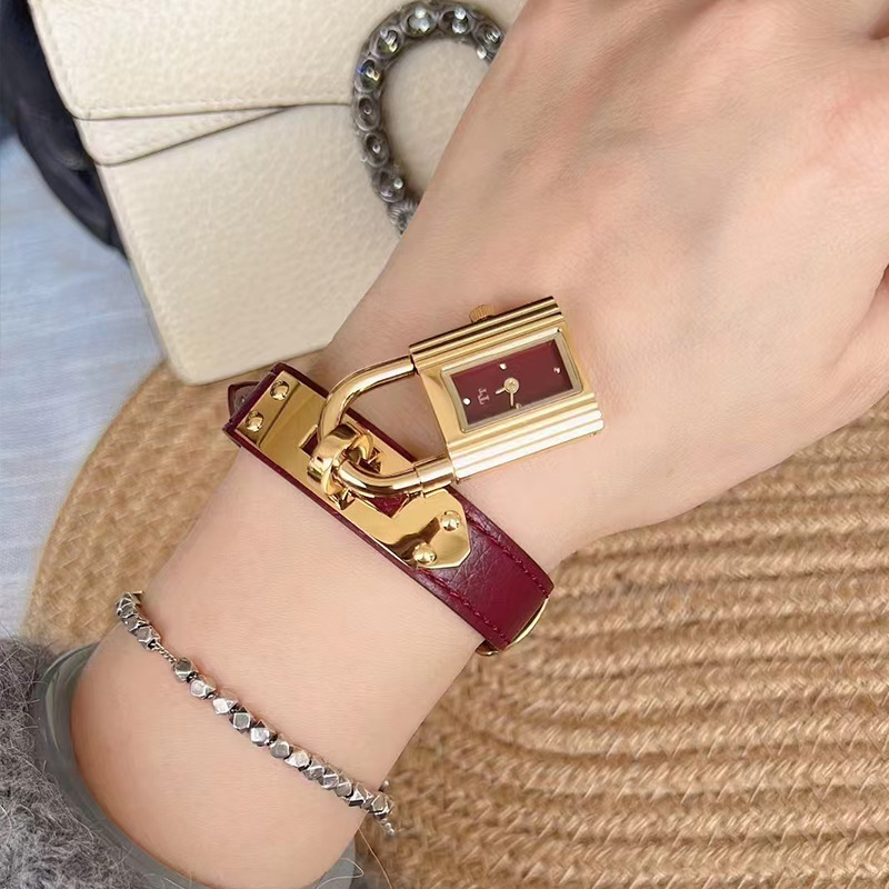 Picture of Tt Lock Dial Watch Women's Fashion Stylish 2025 New Style Accessible Luxury Niche Elegant Women's Watch Wholesale