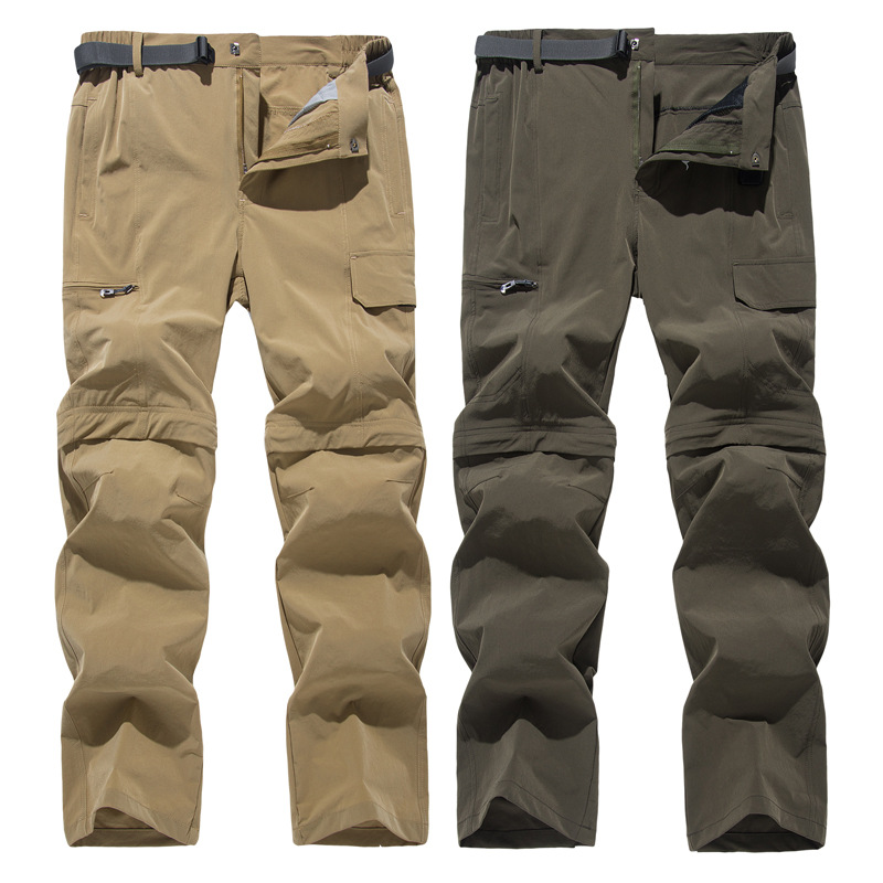 Picture of Outdoor Sports Casual Quick-drying Pants Men's Quick-drying Pants Women's Removable Summer Four-sided Elastic Mountaineering Pants Cross-Border