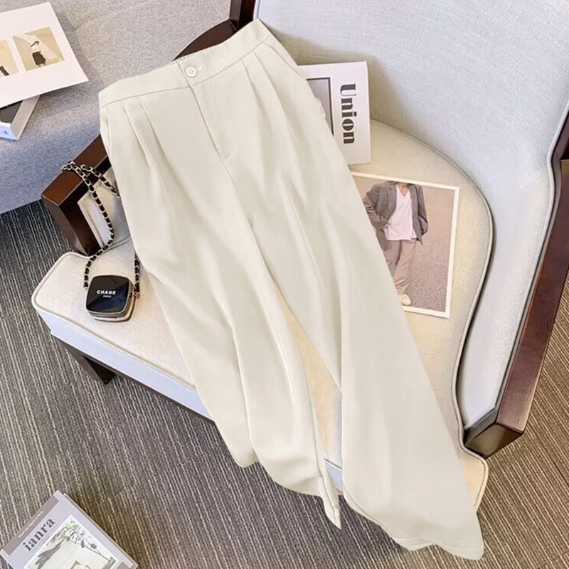 Picture of Pink Suit suit Women's 2024 Spring New Design Sense Niche Elegance Suit Wide Leg Pants Two-Piece Set