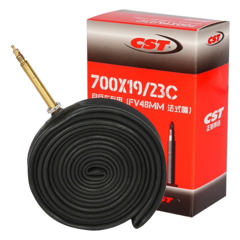 Zhengxin road bike Butyl inner tube 700x18 19 23 25 28 32C American French lengthened mouth tire