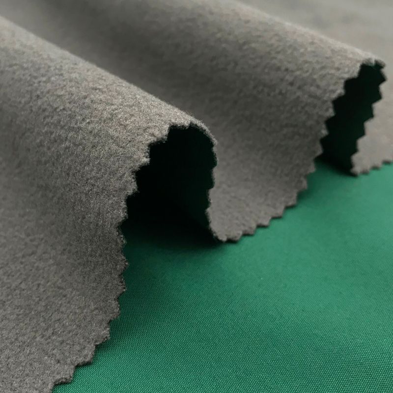 Picture of Shenghui Soft Shell Fabric 100d Polyester Four-sided Elastic Composite Polar Fleece Waterproof Breathable Warm Cloth